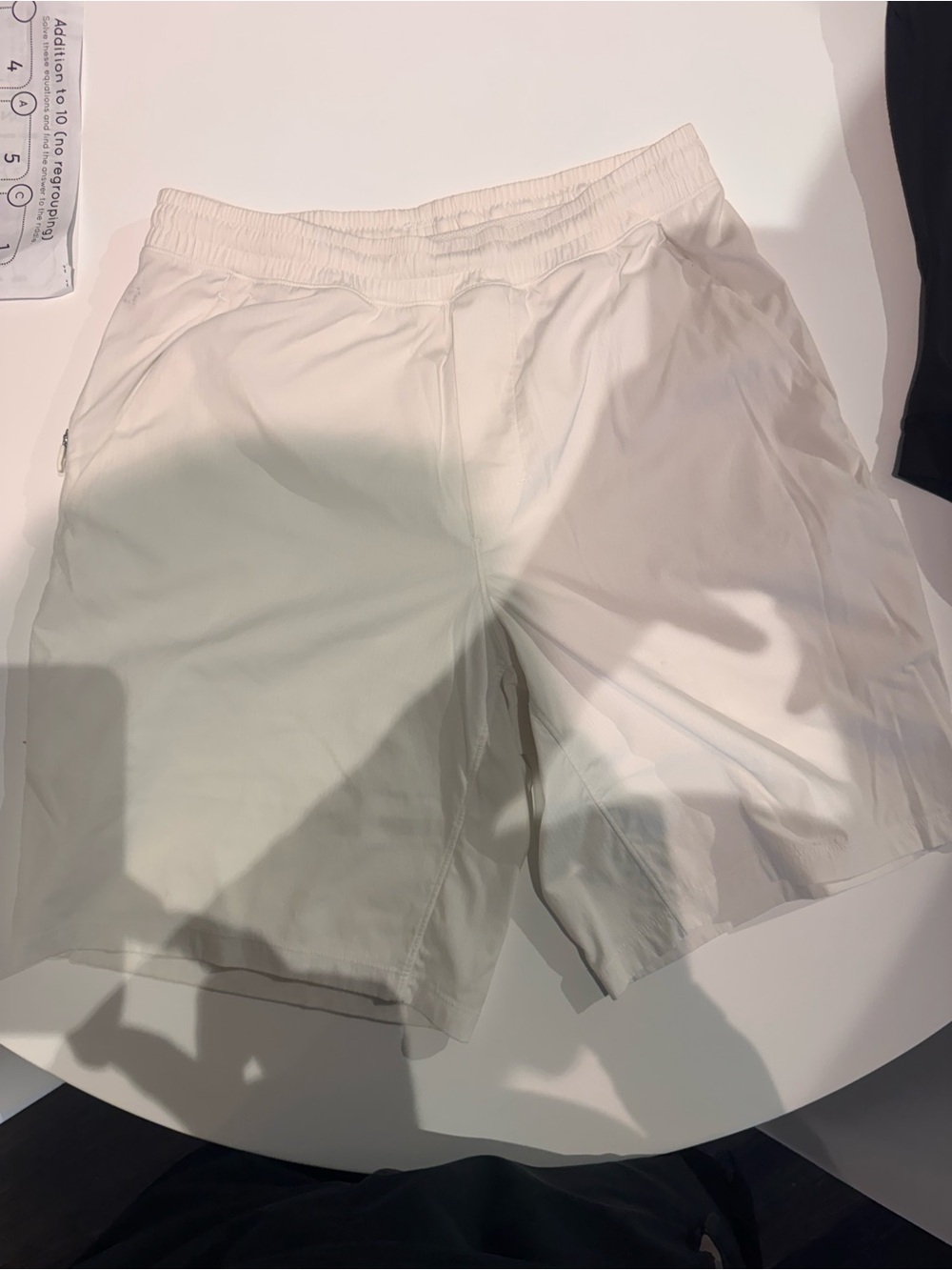 lululemon athletica Men's White Athletic Shorts